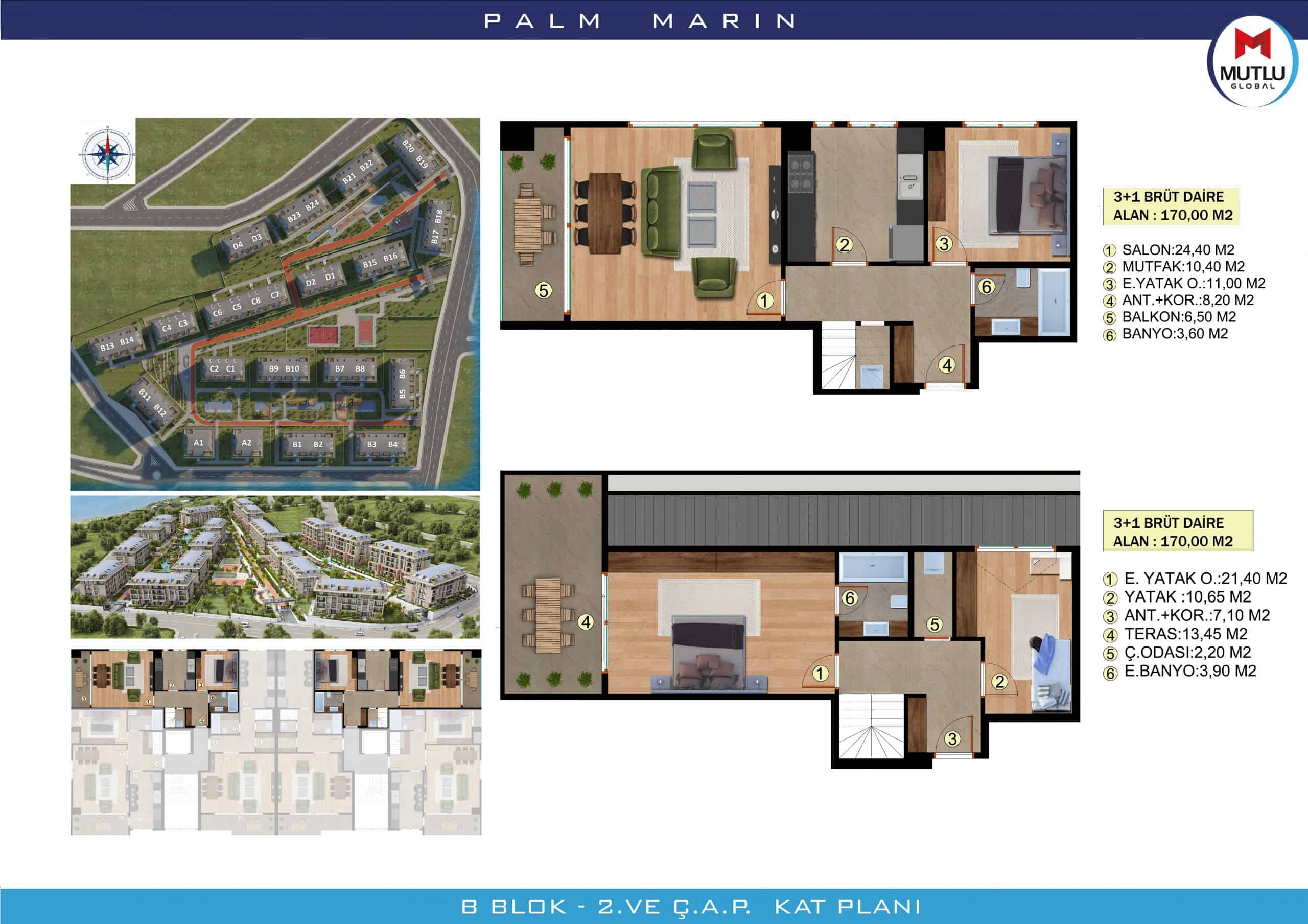 palm marin 4 bedroom duplex ud turkey